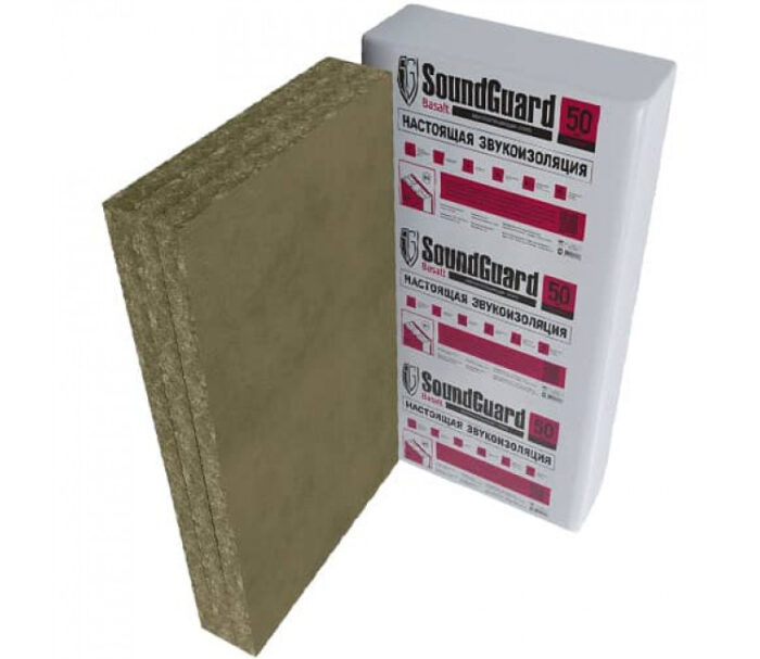 SoundGuard Basalt 50 звукопоглощающая плита (2,88 м²) (Кол-во плит в уп. 4 шт.) — изображение 1